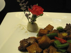 Beautifully presented food