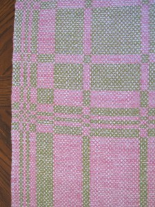 A table runner for Spring