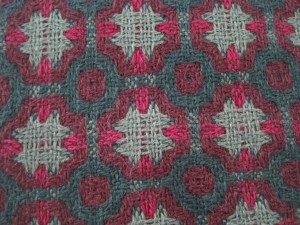 finished back of scarf