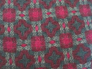 Finished front of scarf