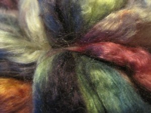 current project, 50% silk, 50% camel